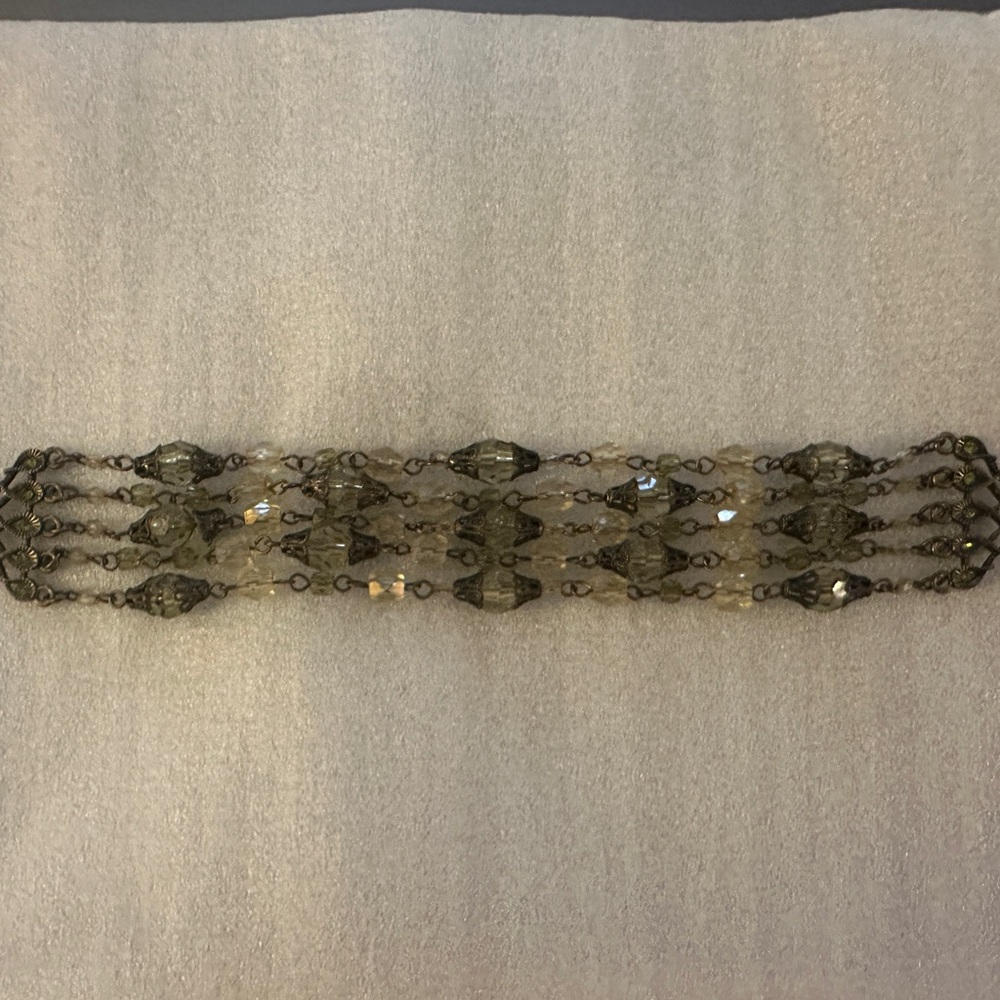 Vintage Style Multi-Strand Beaded Bracelet